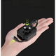 Універсальний зарядний кабель рулетка 3в1 100W: USB, Type-C, Lightning, MicroUSB - компактний, чорний - зображення 4