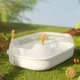 Туалет для кошек ELE PET 36 х 50 х 18см, c лопаткой, Белый (119-WHITE) - изображение 2