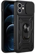 Чохол Camshield з кільцем-підставкою на iPhone 11 чорний - зображення 2