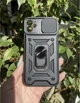 Чохол Camshield з кільцем-підставкою на iPhone 11 чорний - зображення 11
