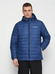 Куртка демисезонная с капюшоном мужская Columbia Omni-Heat Powder Lite Hooded Jacket 1693931-452 2XL Синяя (0193855556263_0990039859079) - изображение 1