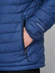 Куртка демисезонная с капюшоном мужская Columbia Omni-Heat Powder Lite Hooded Jacket 1693931-452 2XL Синяя (0193855556263_0990039859079) - изображение 6