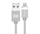 Кабель USB BRUM U005m Магнітний Micro USB (A 2.1) (1M) Сірий - зображення 1