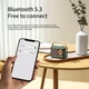 Портативна Bluetooth колонка бездротовий міні сабвуфер з ручкою водонепроникний стерео динамік в стилі ретро колір зелений - изображение 5