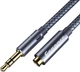 Кабель ESSAGER Monster Headphone Extension Cable Jack 3.5 mm Audio Aux Cable 3.5 mm Female Splitter Adapter 2 м (EYPY35-MYA0G) - изображение 1