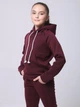 Дитячий спортивний костюм (худи + штани) для дівчинки AVRORA AW171187 134-140 см Бордо - зображення 5