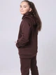 Дитячий спортивний костюм (худи + штани) для дівчинки AVRORA AW171186 134-140 см Шоколадний - зображення 6