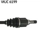Полуось SKF VKJC 6199 Renault Megane, Grand Scenic, Scenic, Fluence 391011358R, 391012745R, 391013387R - изображение 3