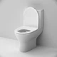 Унитаз-компакт DAMIXA Scandinavian Pure DX36C8601SC безободковый с бачком и сиденьем Soft Close дюропласт - изображение 3