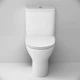 Унитаз-компакт DAMIXA Scandinavian Pure DX36C8601SC безободковый с бачком и сиденьем Soft Close дюропласт - изображение 4