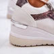 Sneakersy damskie z siatką na koturnie do kostki Cross Jeans JJ2R4028C 36 Białe (8697319245059) - obraz 7