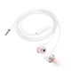 Навушники HOCO M107 Discoverer universal earphones with mic 1.2М 3.5 mm Дротові вкладиші з мікрофоном з кнопоками для регуляції гучності Білий - изображение 3