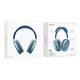 Навушники Bluetooth BOROFONE BO22 Elegant TF, AUX, BT5.3, 400mAh, 12h бездротові повнорозмірні з мікрофоном Синій - изображение 2