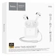 Бездротові блютуз навушники HOCO EW53 TWS Lucky true wireless BT5.3, 30/250mAh, 4h headset Білий - зображення 2