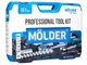 Набор инструментов 151 предмет 1/2-1/4-3/8" Molder MT60151 - изображение 9