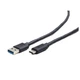Кабель Cablexpert (CCP-USB3-AMCM-0.5M) USB3.0 - USB Type-C, 0.5 м, премиум, черный - изображение 1