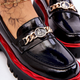 Loafersy damskie S.Barski Ronin 41 Czarne (3072296569551) - obraz 8