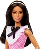 Кукла Барби Модница в розовом платье в клетку Barbie Fashionistas Pink Plaid Dress 209 (HJT06) - изображение 3
