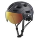 Cairn велошлем Quartz Visor LED USB black 52-58 (58-62) - зображення 1