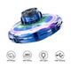 Інноваційна іграшка літаючий спінер UFO Fidget Drone з LED підсвічуванням Синій - зображення 1