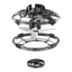 Інноваційна іграшка літаючий спінер UFO Fidget Drone з LED підсвічуванням Чорний - зображення 7