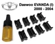Ремкомплект обмежувача дверей Daewoo Evanda (I) 2000-2004 фіксатори, вкладки, втулки - зображення 3