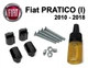 Ремкомплект обмежувача дверей Fiat Pratico (I) 2010-2018 фіксатори, вкладки, втулки - зображення 1