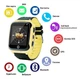 Детские часы телефон Smart baby watch Q529 GPS с камерой, прослушкой, трекером, Желтый - изображение 3
