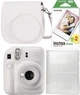 Набор Fujifilm INSTAX Mini 12 Cray White Фотокамера моментальной печати / Картриджи 20 фото / Чехол / Альбом 64 фото Белый - изображение 1