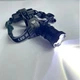 Ліхтар налобний акумуляторний 18650 х 3 світлодіодний, потужний ліхтар Led P90 з функцією оптичний ZOOM та powerbank чорний - зображення 9