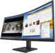 Monitor 34" HP P34hc G4 Curved (21Y56AA#ABB) - obraz 3