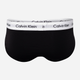 Набір трусів брифів чоловічих Calvin Klein Underwear 0000U2661G-001 M 3 шт Чорний (5051145283327) - зображення 3