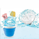 Ультразвуковая портативная мини стиральная машина со складным ведром Ultrasonic Turbine Wash 200об/мин USB + ведро 10л - изображение 3