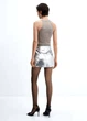 Топ MANGO 57079119-SENSU Серебристый S E000562 - изображение 3