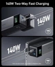 Внешний аккумулятор Anker 737 (PowerCore 24K) 24000mA Black, мощность 140 Вт (A1289011) - изображение 2