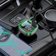 FM-трансмітер модулятор BOROFONE BC48 Broad (QC3.0 2USB/Type-C 18W/3A) car BTV5.0 FM transmitter швидке автомобильне зарядне для телефону з підствіткою Чорний - изображение 6