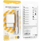 Зарядне мережеве BOROFONE BA74A Aspirer (1USB 2.1A) Lightning для iOS пристроїв iPhone Білий - изображение 2