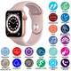Умные часы Smart Watch 8 Т800 Pro Max с пульсометром, шагомером, оксиметром, Розовый - изображение 3