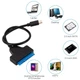 Перехідник-адаптер SATA/Type-C для жорсткого диска HDD SSD 2.5'' 25см - зображення 1