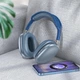 Беспроводные наушники Borofone BO22 с микрофоном (Bluetooth 5.3, карта памяти, AUX, полноразмерные) - Голубой - изображение 2