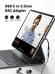 Переходник аудиоадаптер Ugreen кабель USB Type-C - 3.5 mm DAC chip для наушников Grey (YM1031) - изображение 2