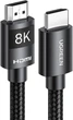 Кабель HDMI Ugreen 8K 4K HDMI 2.1 Cable Ultra High Speed 1м Black (YM1562) - зображення 1