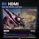 Кабель HDMI Ugreen 8K 4K HDMI 2.1 Cable Ultra High Speed 1м Black (YM1562) - зображення 2