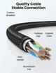 Патч корд Ugreen сетевой интернет кабель 25 Гбит/с Ethernet RJ45 Cat 8 5 м Black (YM1479) - изображение 5