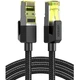 Патч-корд Ugreen мережевий інтернет-кабель 10 Гбіт/с Ethernet RJ45 Cat 7 1 м Black (YM1477) - зображення 2