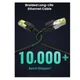 Патч-корд Ugreen мережевий інтернет-кабель 10 Гбіт/с Ethernet RJ45 Cat 7 1 м Black (YM1477) - зображення 6