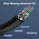 Интернет кабель Vention Cat7 UTP Ethernet сетевой шнур патч-корд 10 Гбит/с 3 м Black (YM1636) - изображение 4