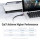 Интернет кабель Vention Cat7 UTP Ethernet сетевой шнур патч-корд 10 Гбит/с 3 м Black (YM1636) - изображение 6