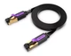 Патч корд Vention сетевой кабель Cable Cat7 Network Gamer 600 МГц 10 г Xbox Ps4 600 МГц 1 м Black (YM1443) - изображение 8