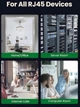 Интернет кабель Ugreen Ethernet RJ45 Cat 8 сетевой шнур 10 м Black (YM1356) - изображение 5